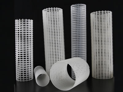 There are several different plastic mesh tubes.