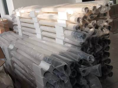 There are many ion exchange membranes in the warehouse.
